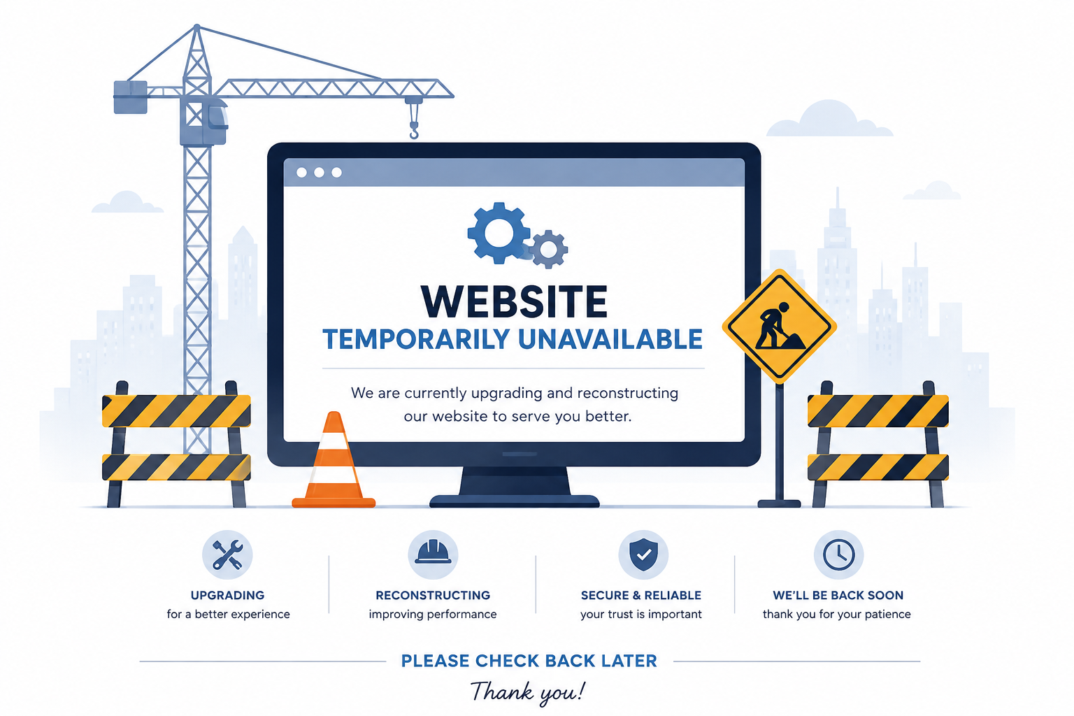 Website temporarily unavailable